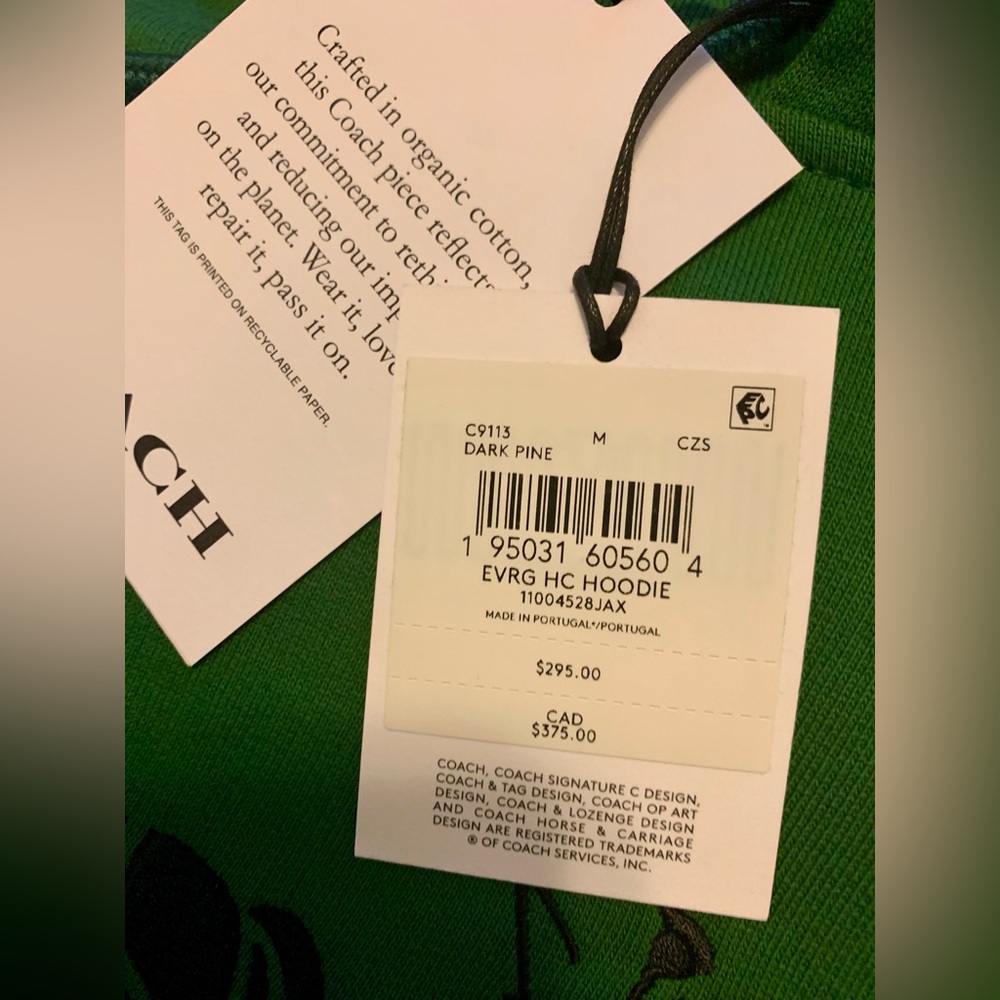 Coach Dark Pine Hoodie